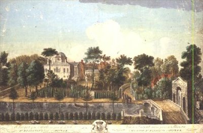 Chiswick Evi ve Bahçesi by Pieter Andreas Rysbrack