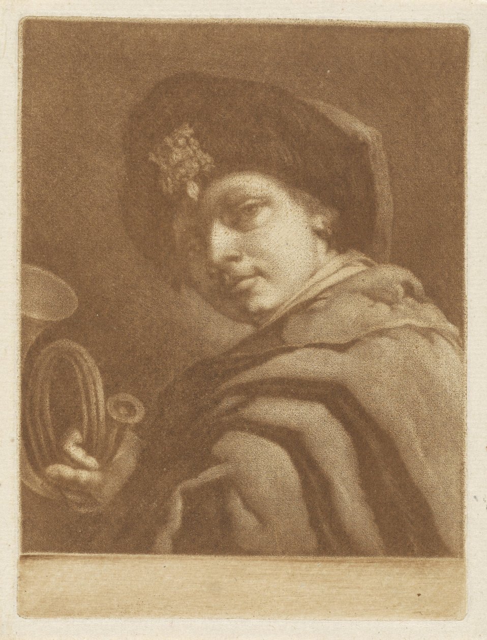 Bir av boynuzu olan çocuk by Pieter Anthony Wakkerdak