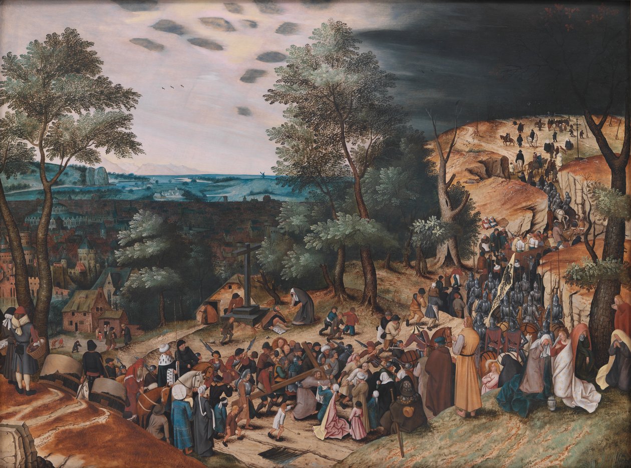 Calvary Yolunda İsa by Pieter Brueghel d.Y.