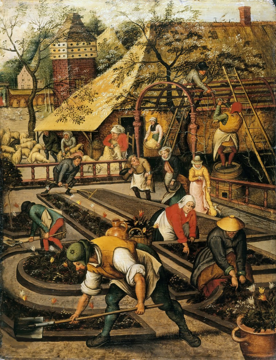 Bahar. by Pieter Brueghel the Younger