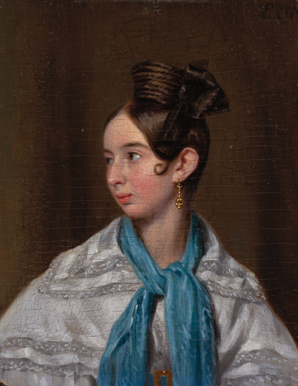 Elisa Pearson Oyuncu, c. 1837. by Pieter Christoffel Wonder