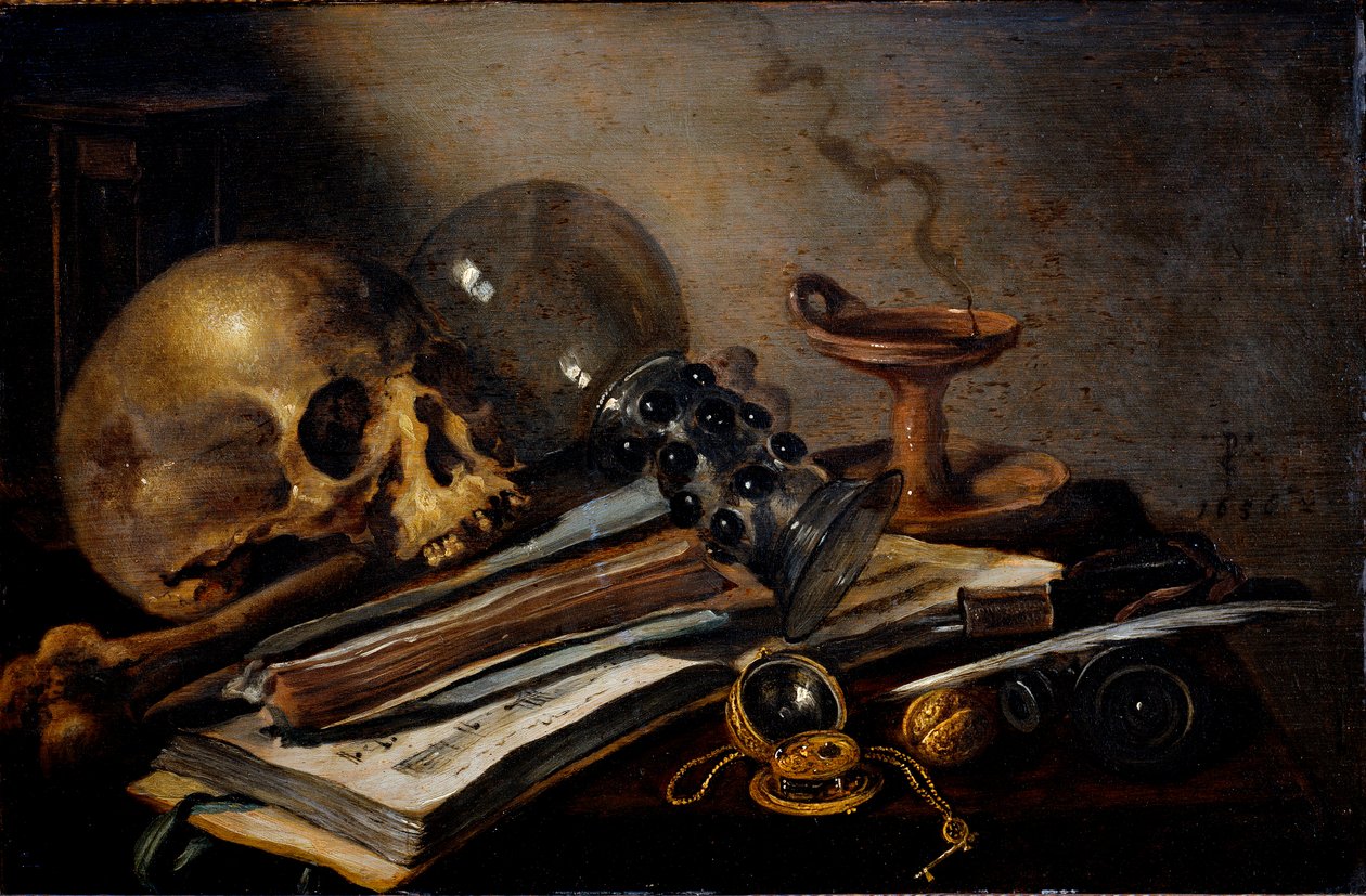 Natürmort, Vanity by Pieter Claesz