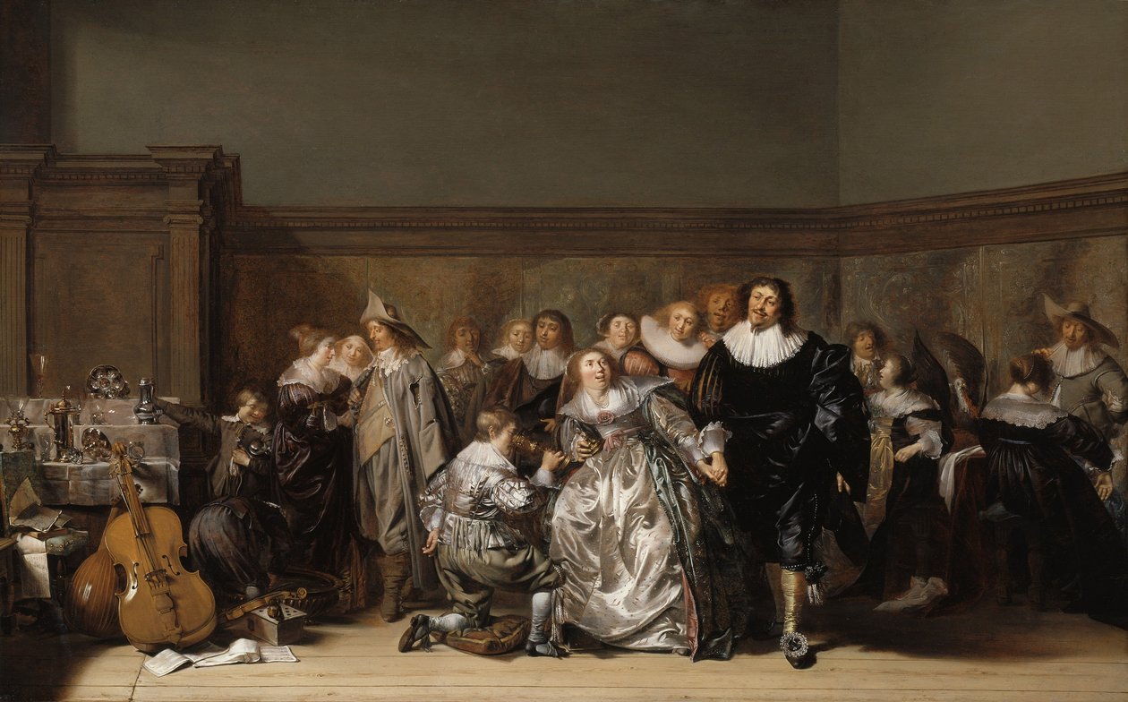Zarif Bir Şirket, 1632 by Pieter Codde