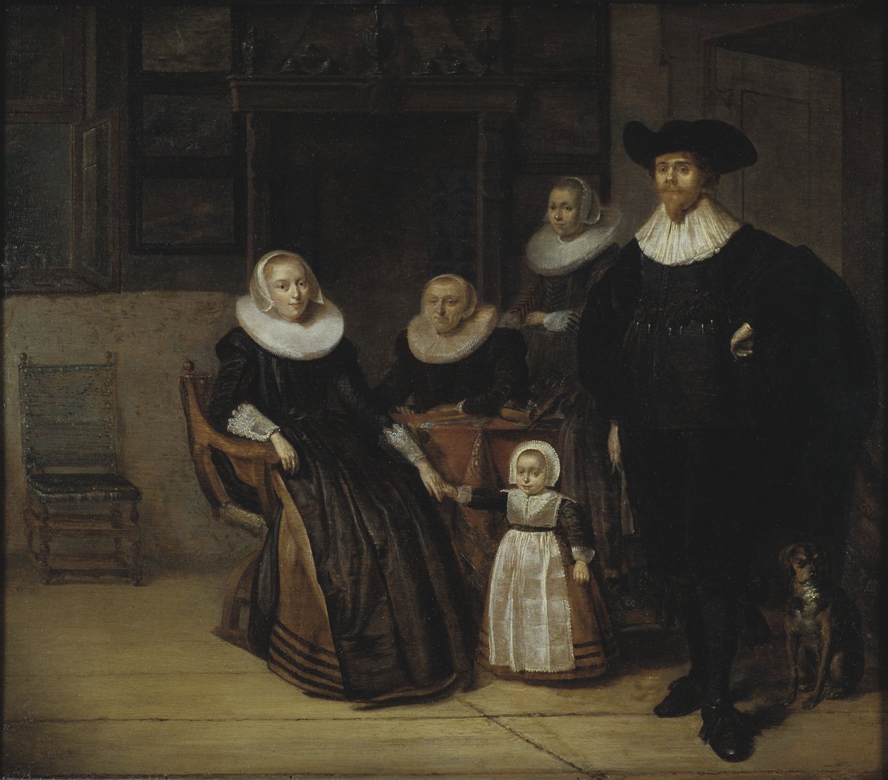 Bir Ailenin Portresi, 1661 by Pieter Codde