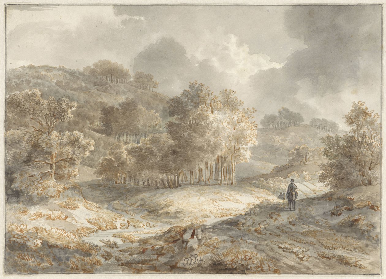 tepelik manzara by Pieter Francis Peters jr.