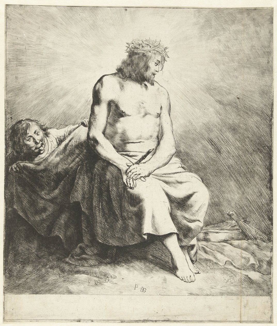 İsa ile alay etmek by Pieter Fransz de Grebber