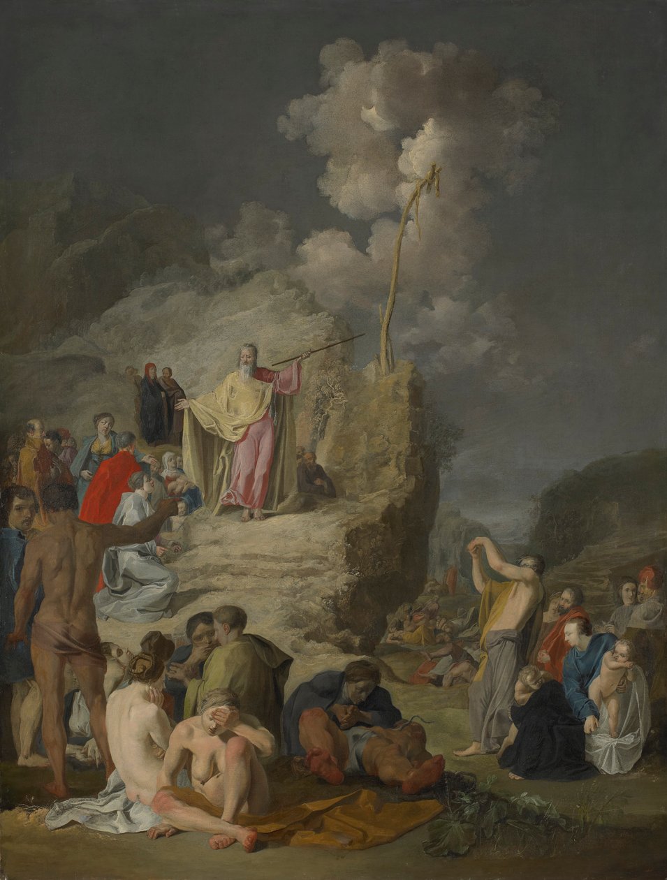 Musa ve Brazen Yılan by Pieter Fransz. de Grebber