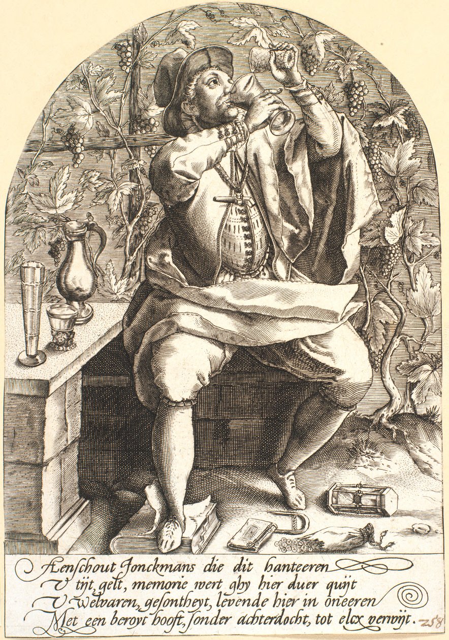 Tanrım, sarhoşluk üzerine hiciv by Pieter Goos