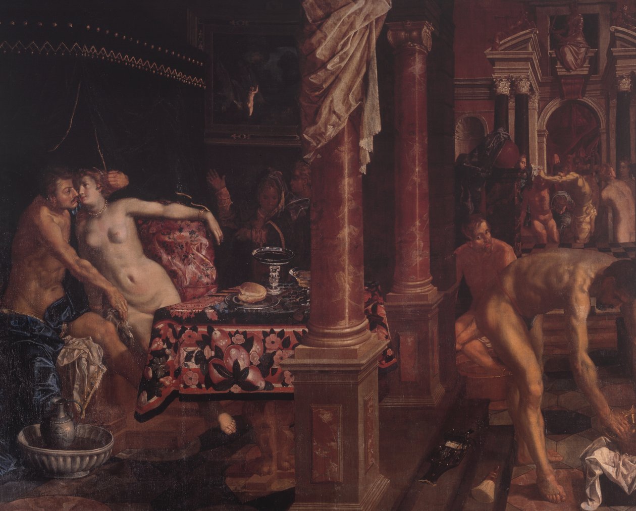 bir hamam by Pieter Isaacsz