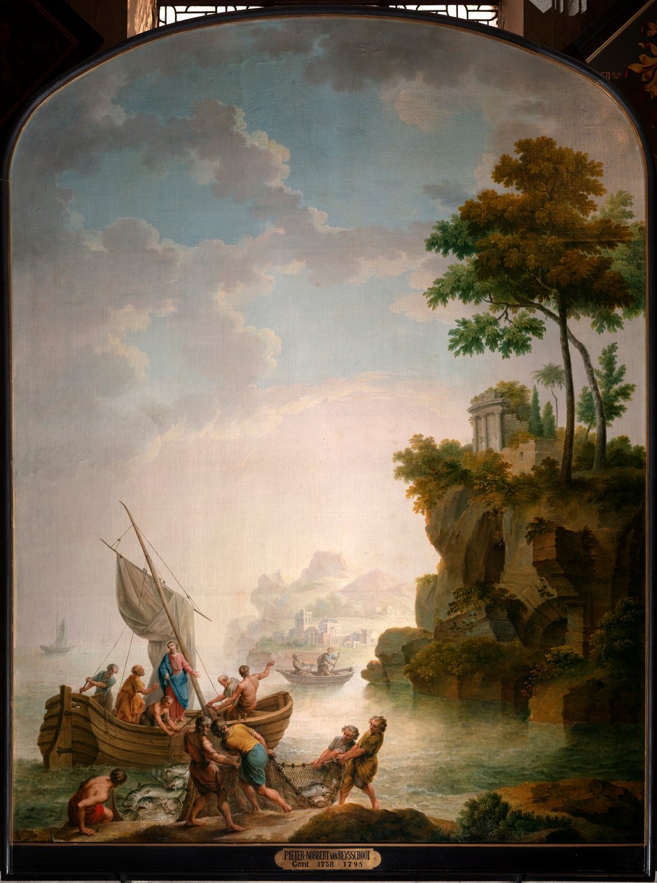 Mucizevi balık avı by Pieter Norbert van Reysschoot