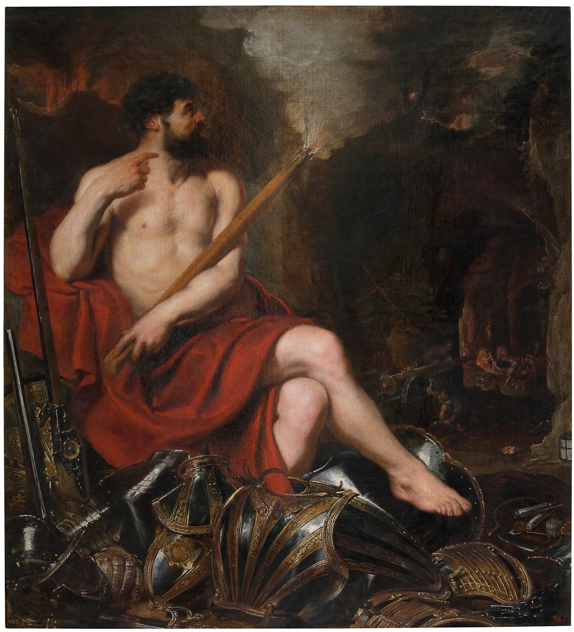 Vulkan ve ateş, 17. yüzyıl. by Pieter Paul Rubens