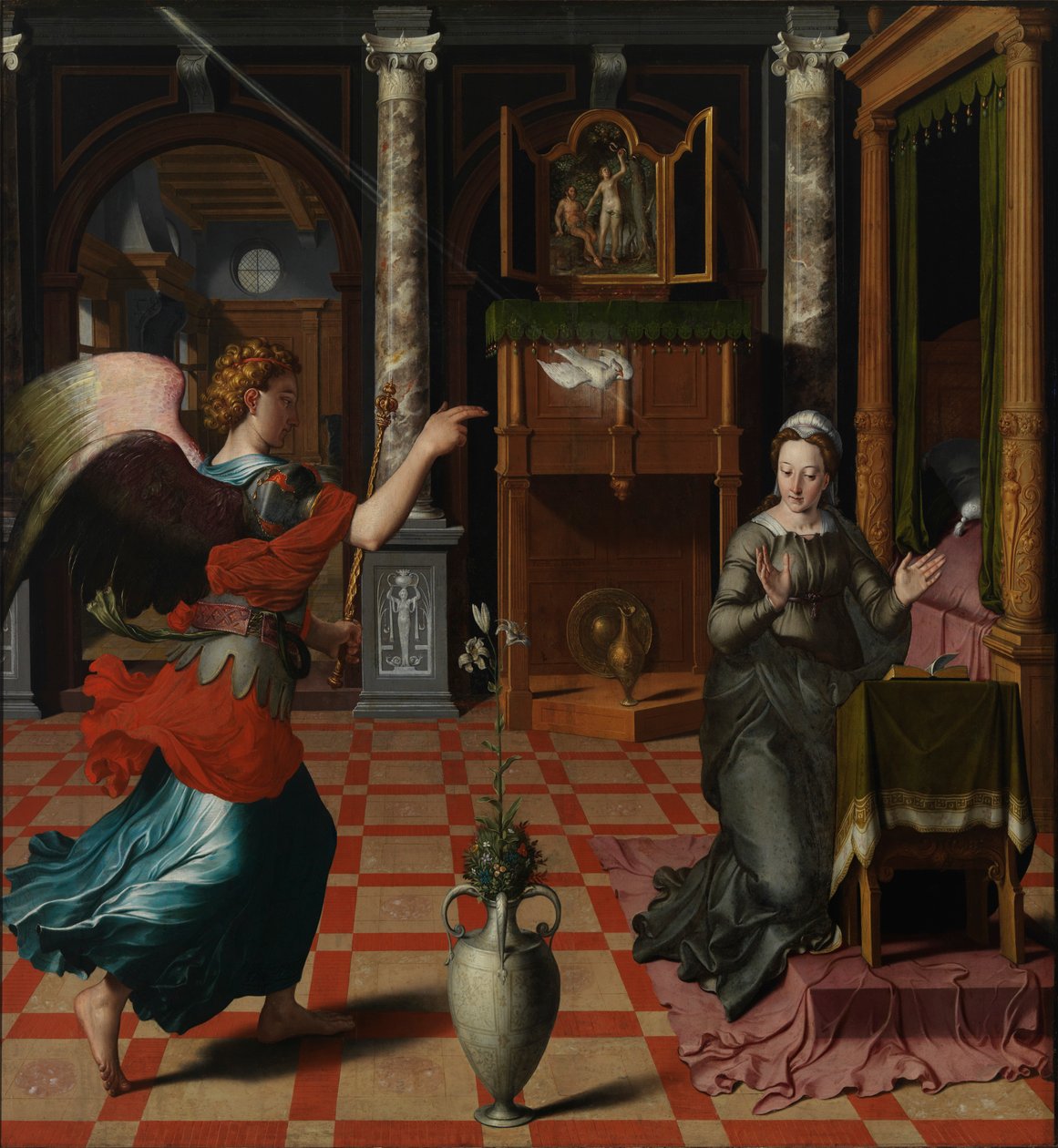 Müjde, 1552. by Pieter Pourbus
