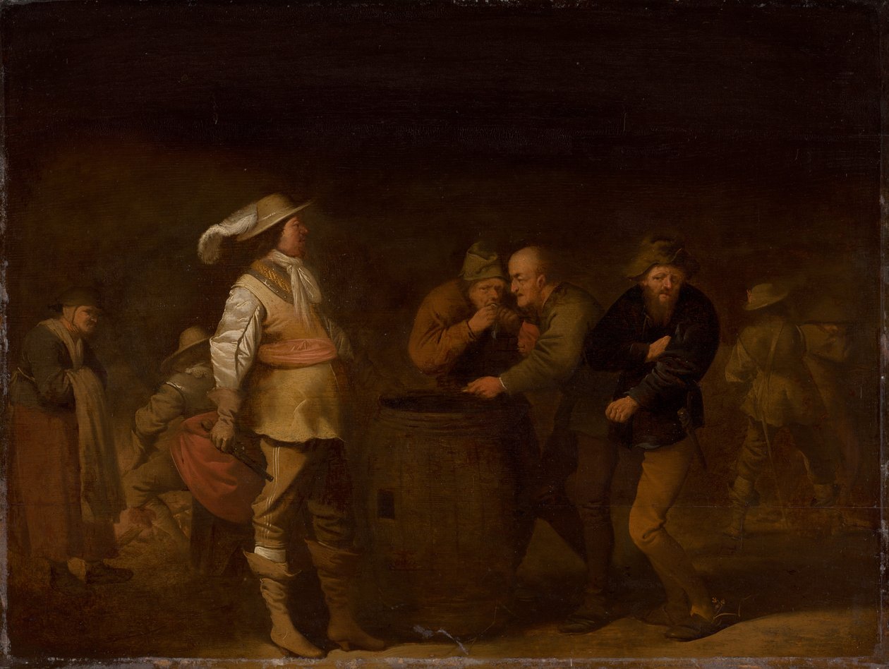 Savaş Ganimetinin Verimi, c. 1635. by Pieter Quast