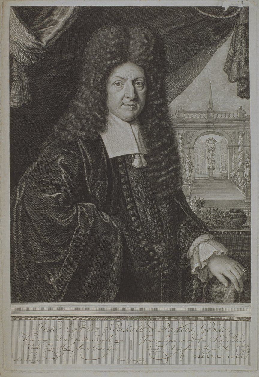 Jan Ernest Schmieden (1626-1707) 1707 by Pieter Stevens van Gunst