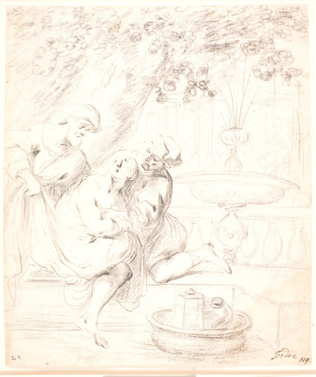 Susanne ve iki büyükler by Pieter de Grebber