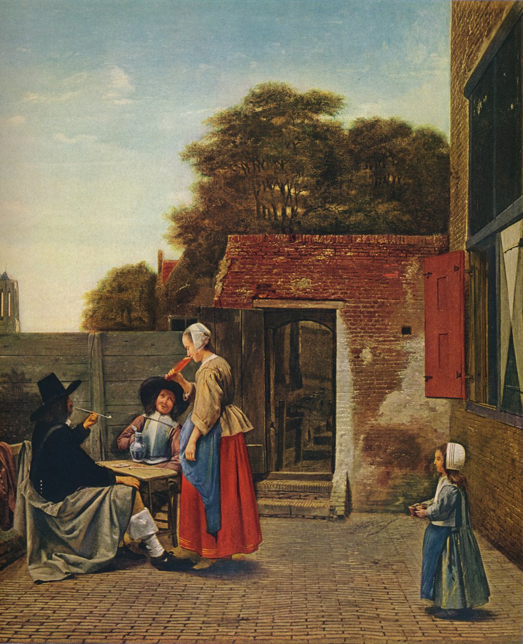 Hollanda Avlusu, 1658-1660 by Pieter de Hooch