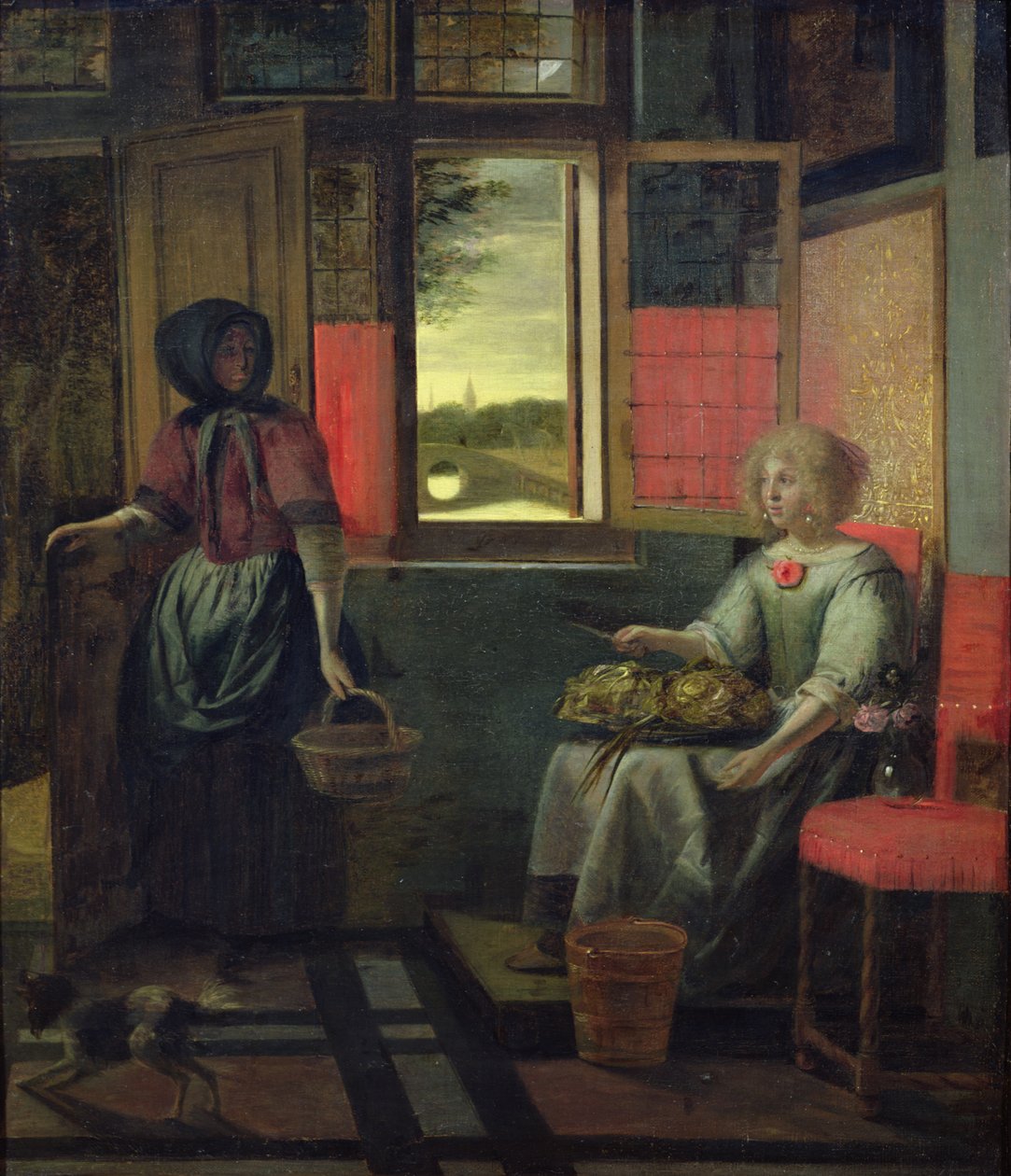 Hollandalı İç Mekan by Pieter de Hooch