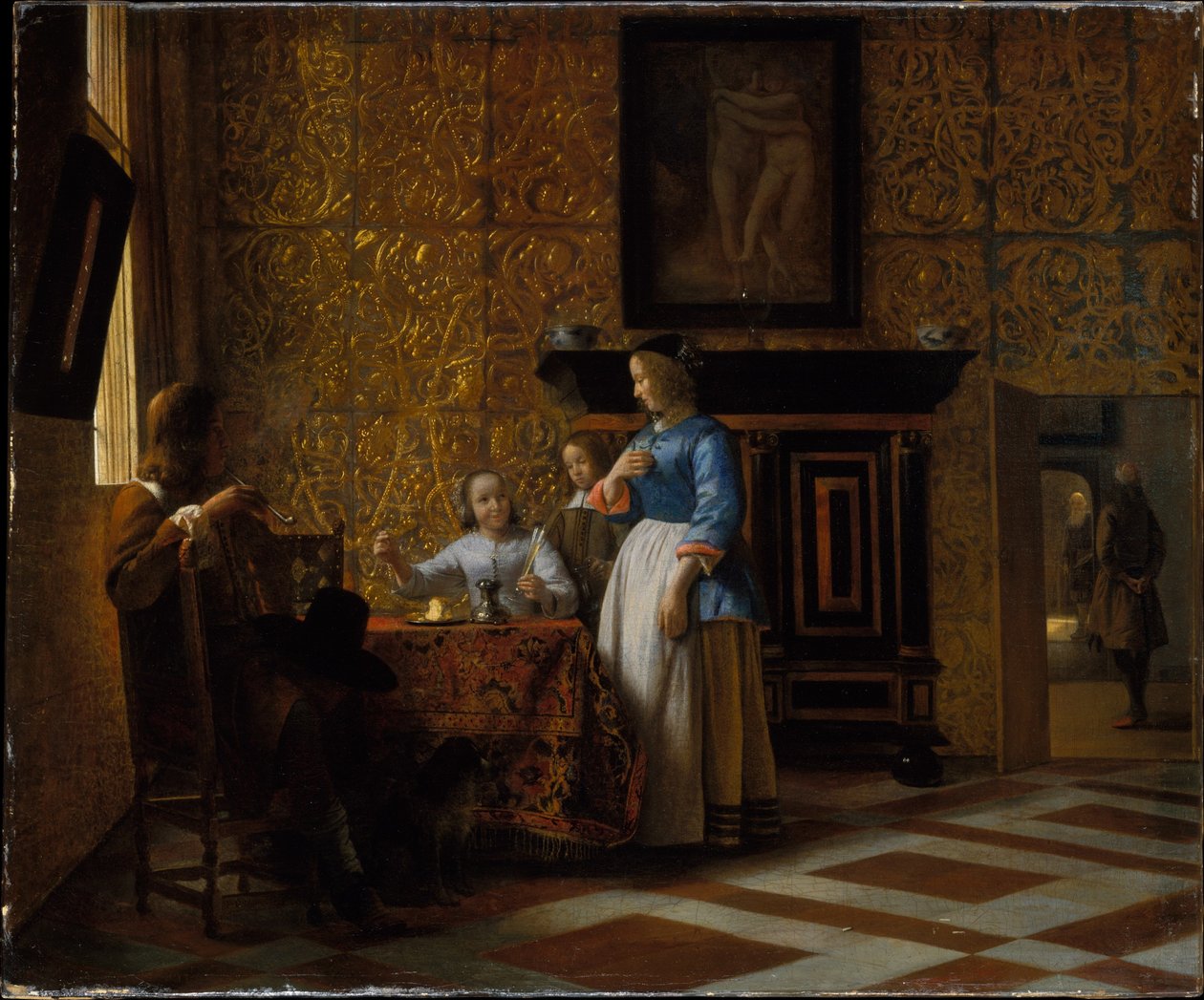 Figürlü İç Mekan by Pieter de Hooch
