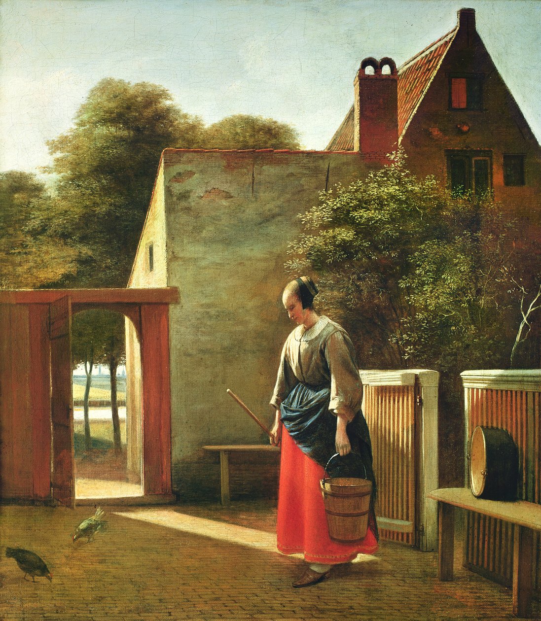 Ubusitani bwiburasirazuba, Ryde I O W. by Pieter de Hooch