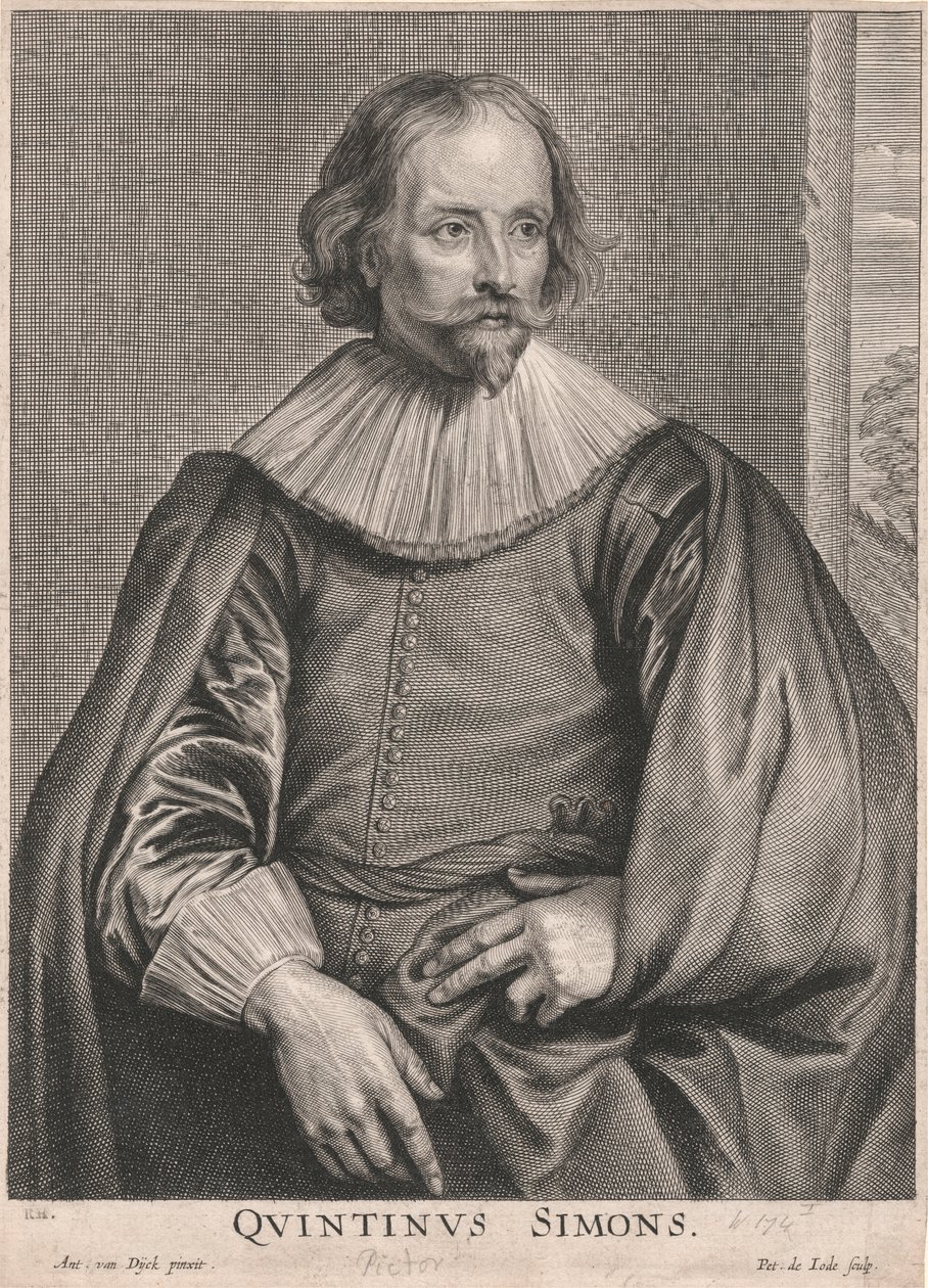 Quentin Simons by Pieter de Jode