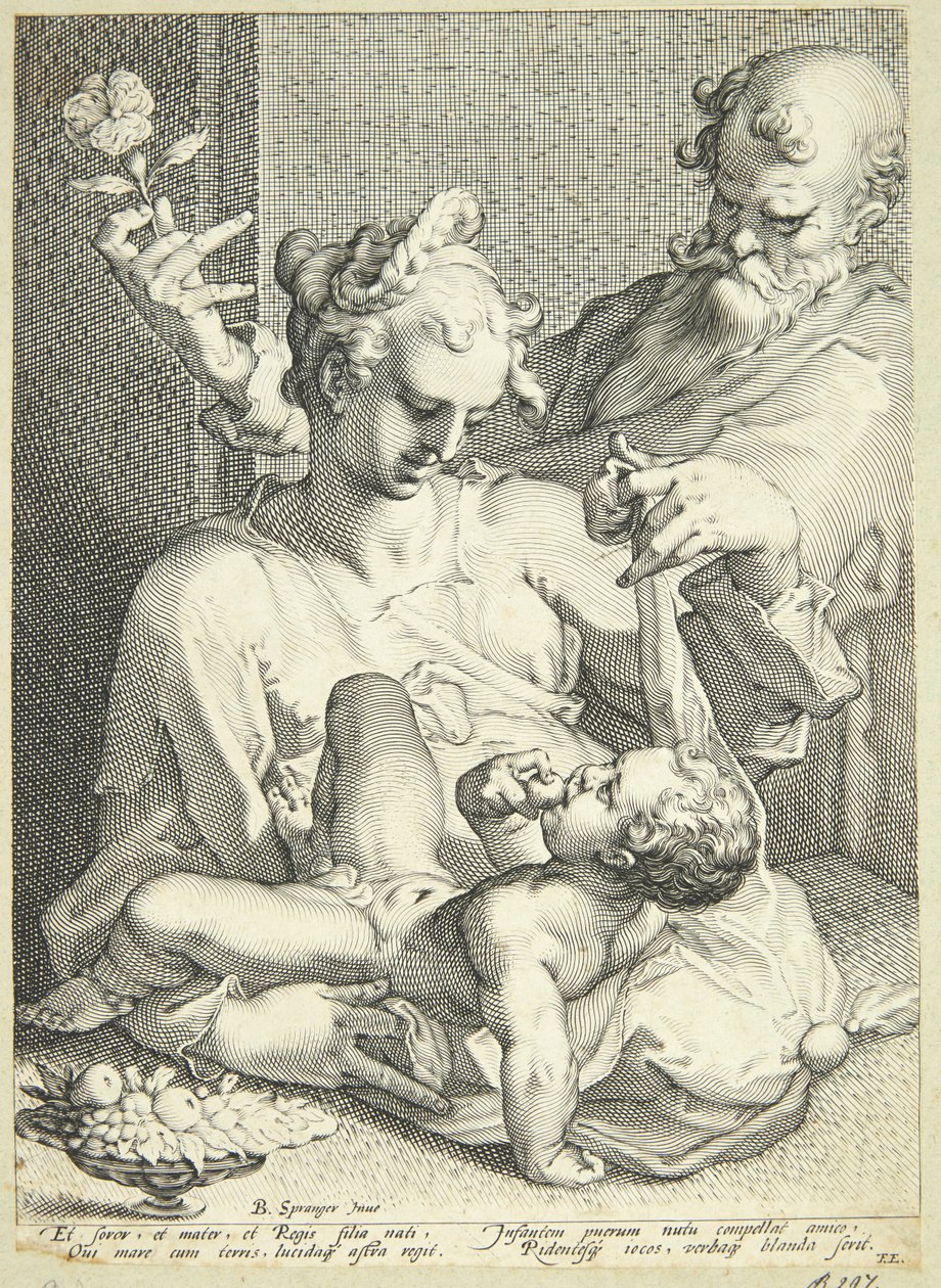Kutsal Aile by Pieter de Jode I
