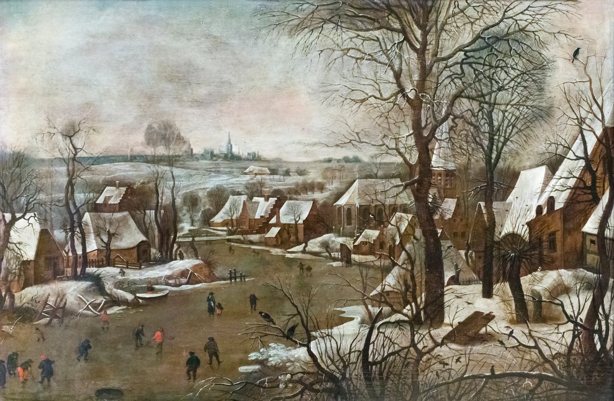 Kış manzarası by Pieter the Younger Brueghel