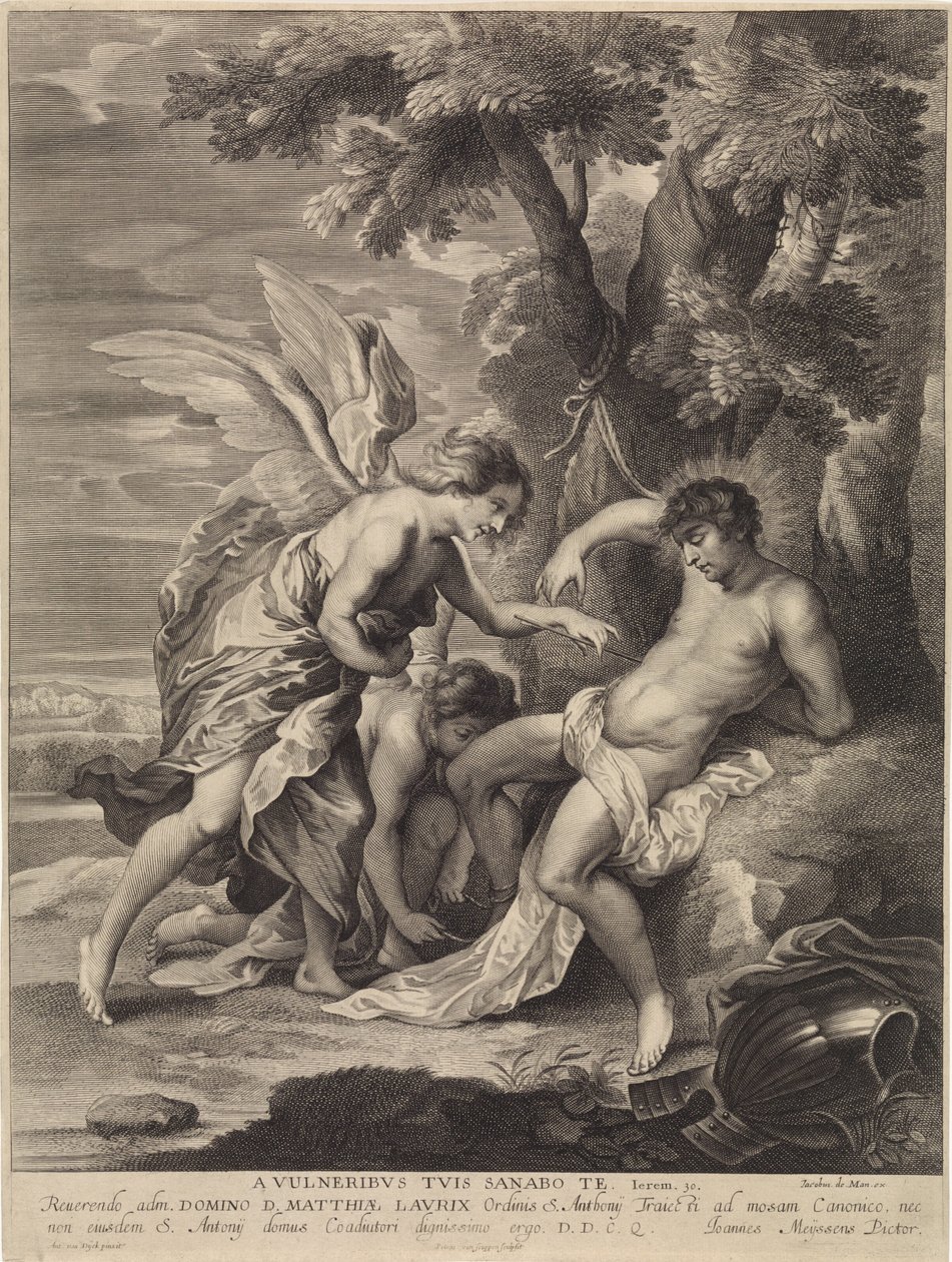 H.Sebastian by Pieter van Schuppen