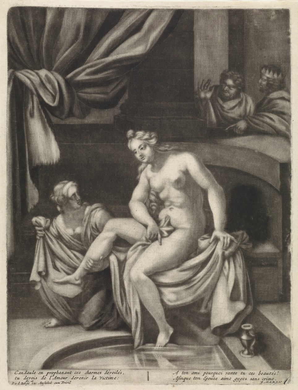 David ve Bathsheba by Pieter van den Berge