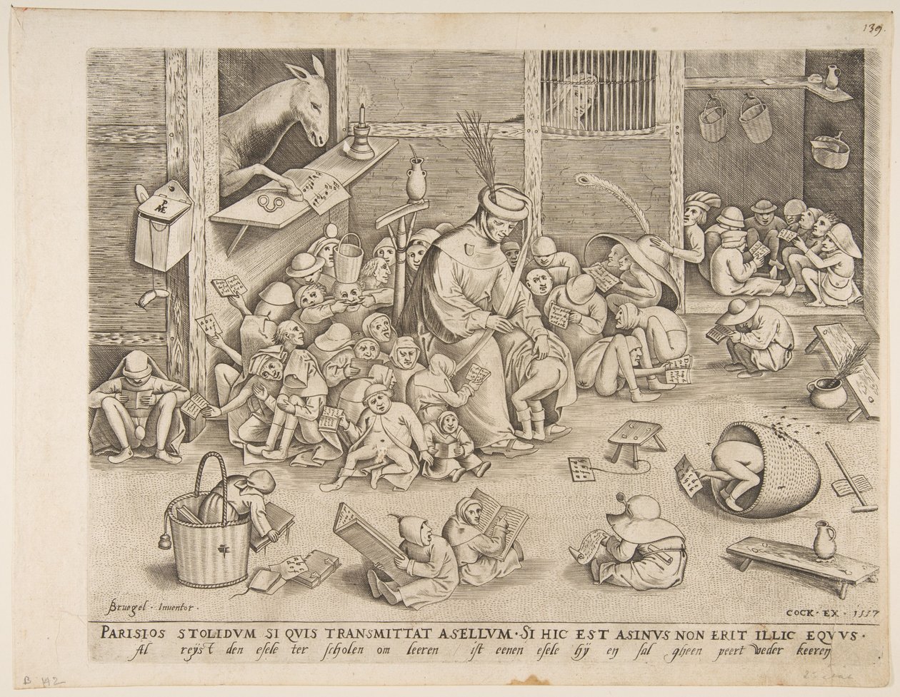 Okulda Eşek, 1557. by Pieter van der Heyden