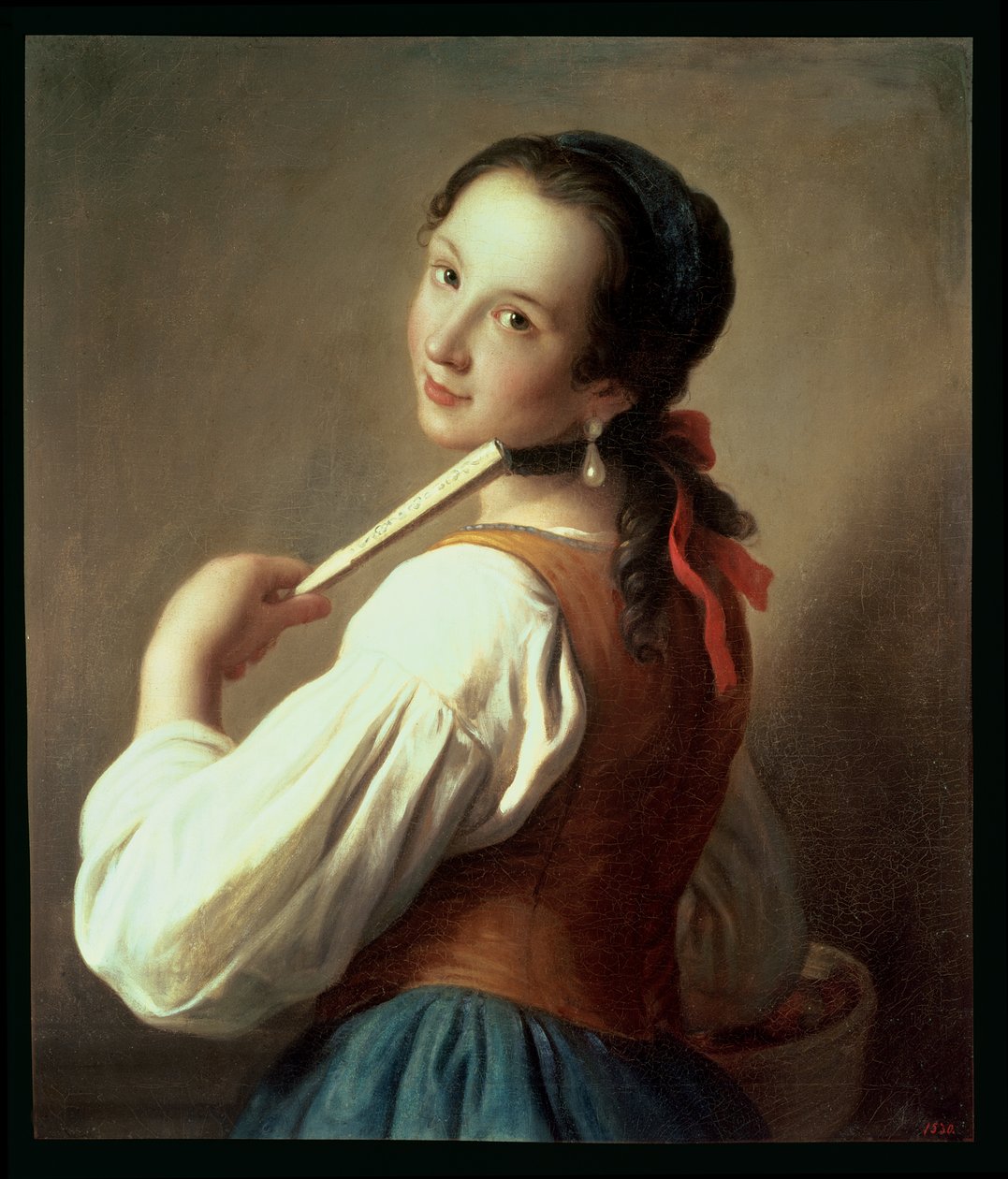 İnci küpe takan genç kız by Pietro Antonio Rotari