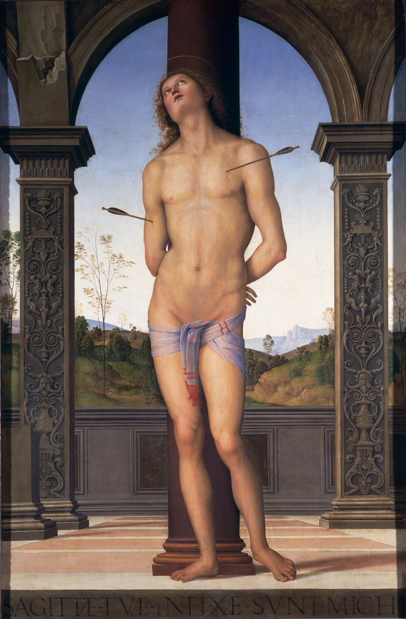 Aziz Sebastian, c.1490-1500 by Pietro Perugino