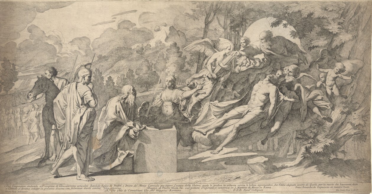 Basilides kehaneti by Pietro Testa