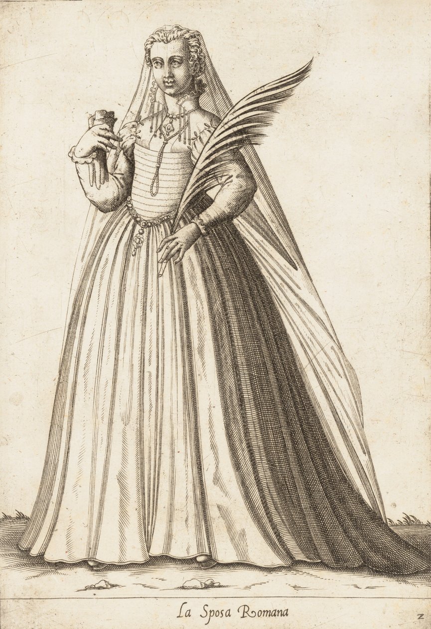 Romalı Gelin Gelin, ca. 1580. by Pietro Bertelli.