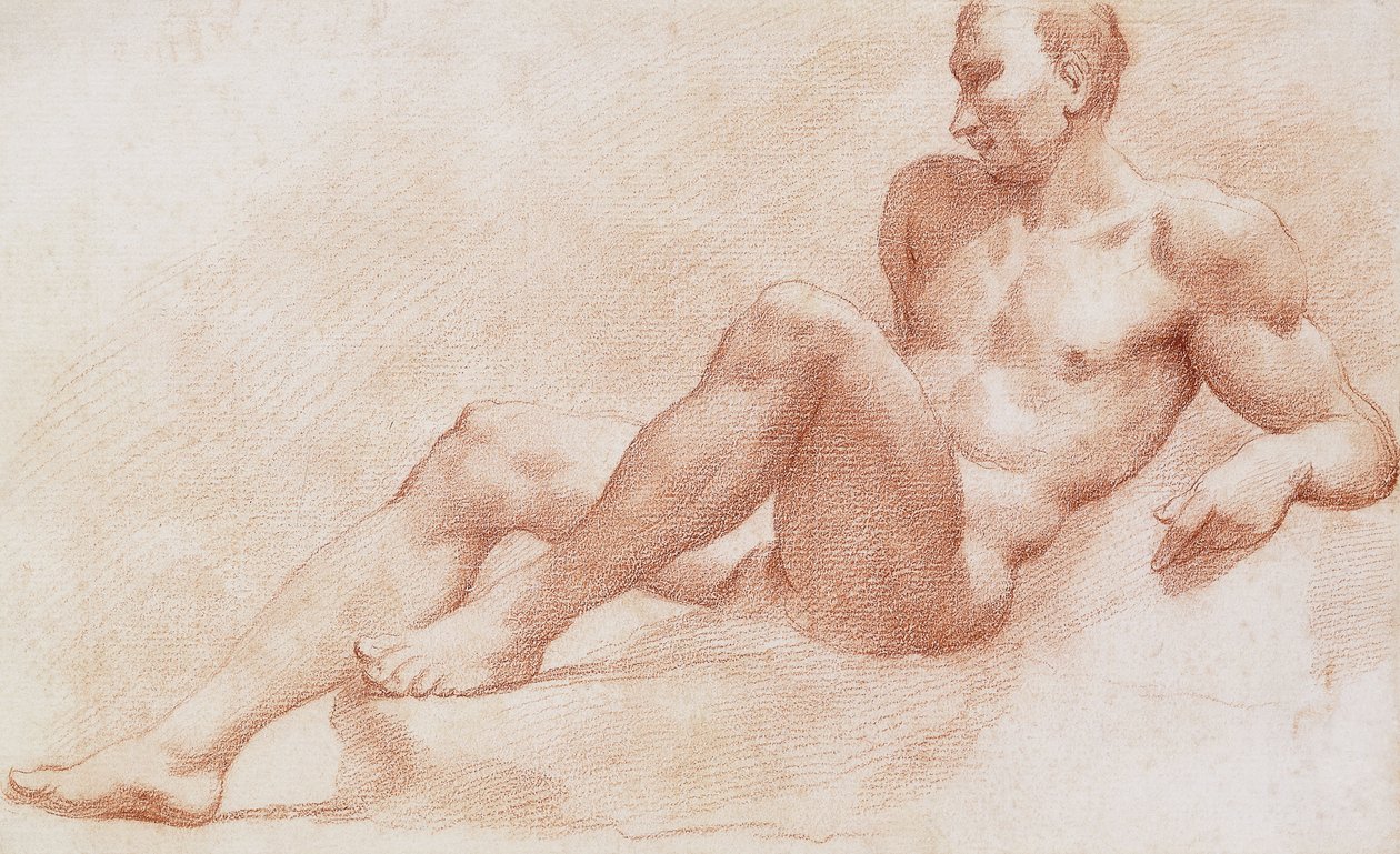 uzanmış çıplak, by Pietro Dandini