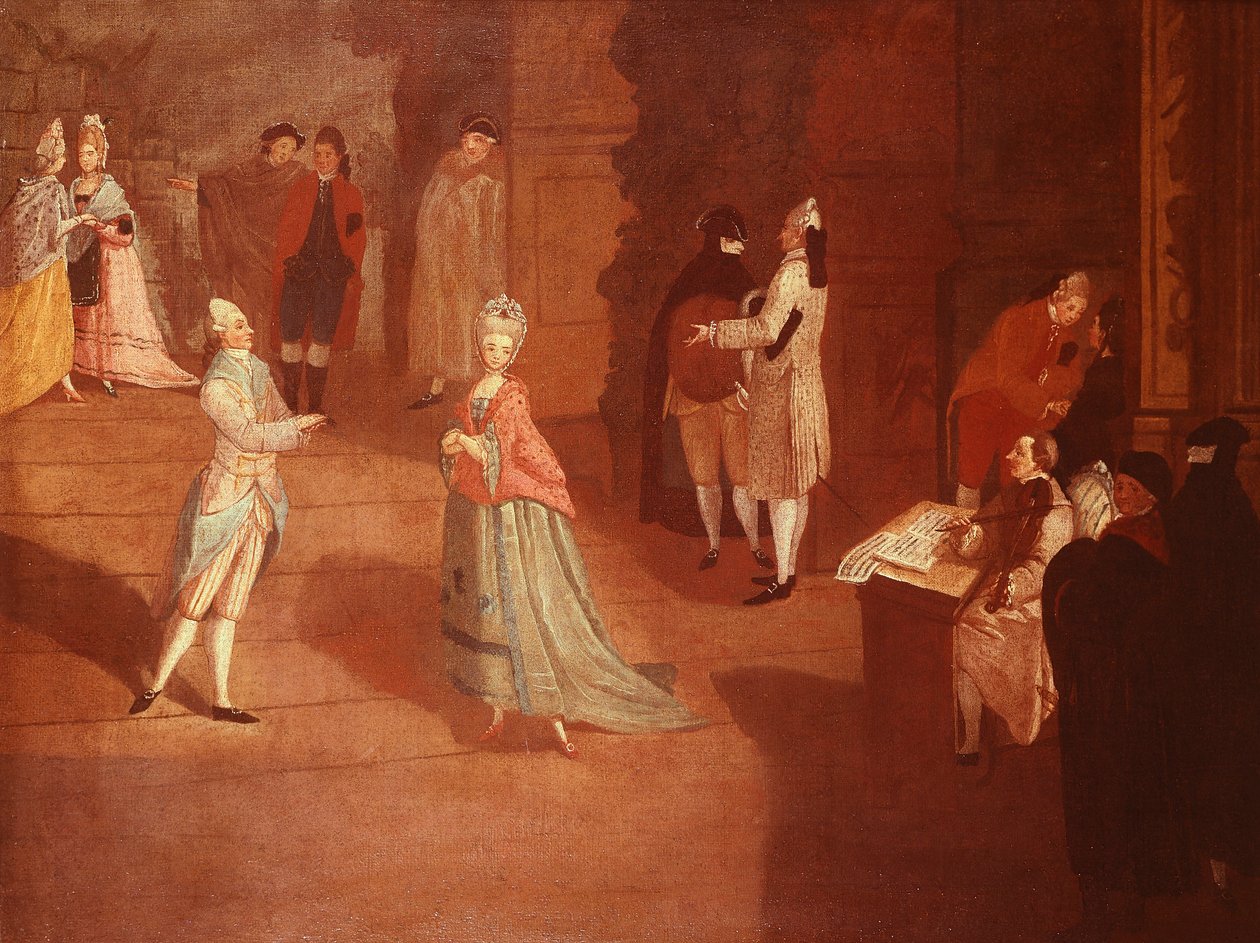 Dans provası, Pietro Longhi (1701-1785) by Pietro Longhi