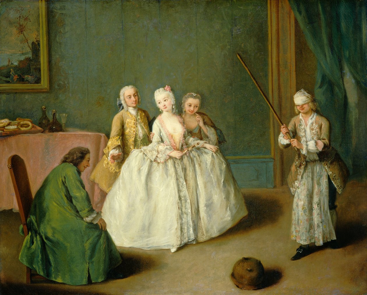 Tencere Oyunu by Pietro Longhi