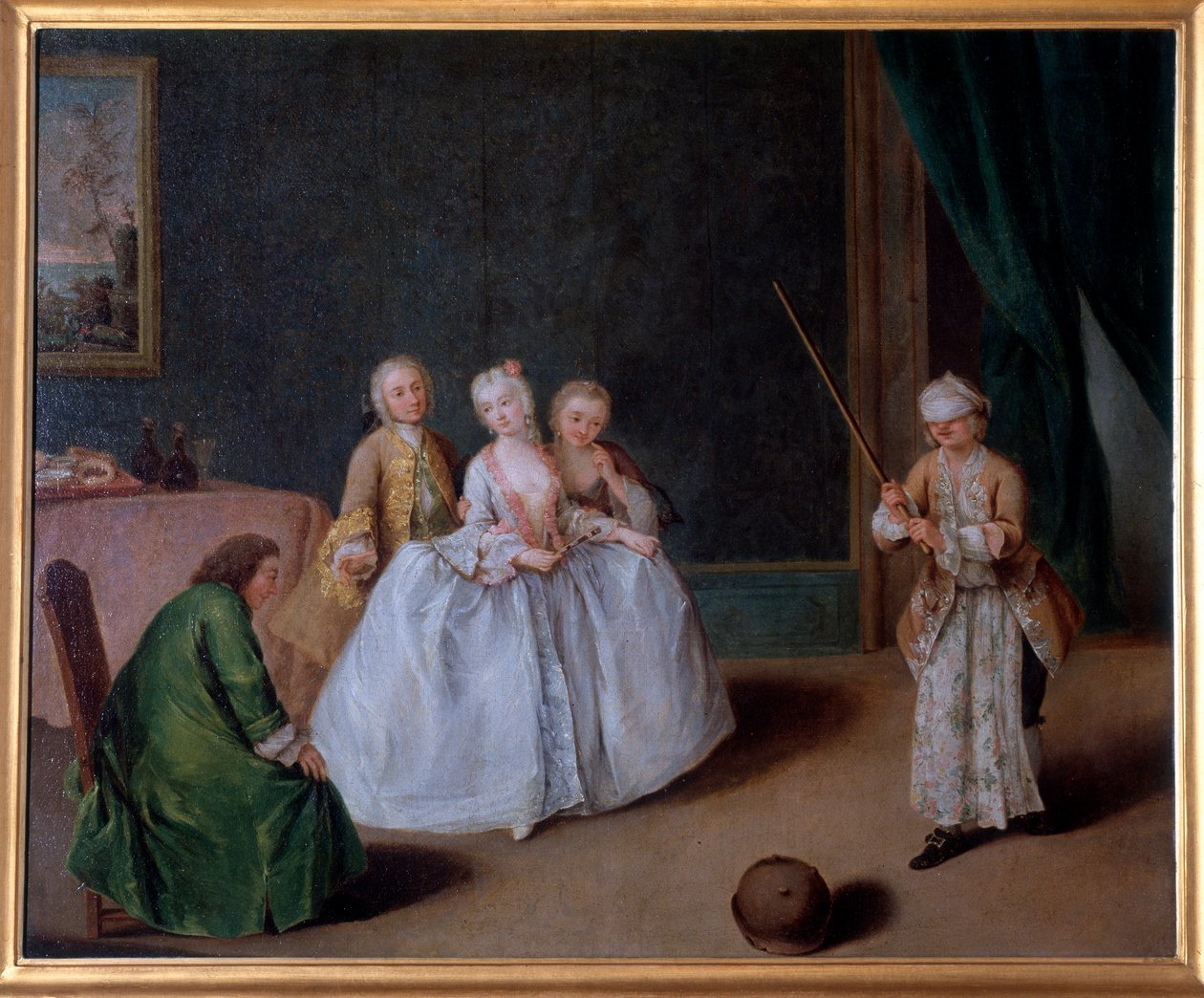 Pot oyunu (Resim, c.1760) by Pietro Longhi