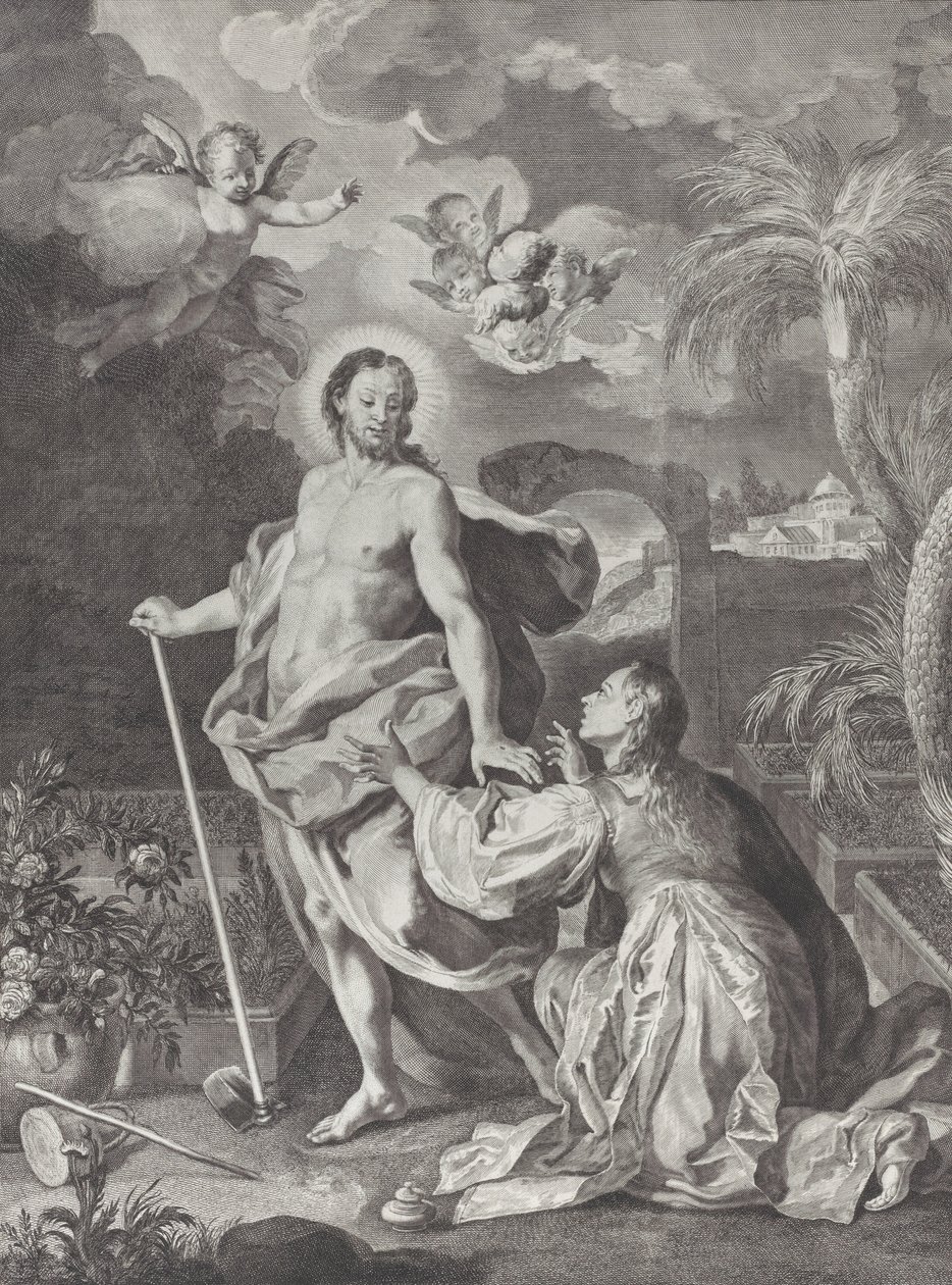 Noli me tangere, 1730-39. by Pietro Monaco