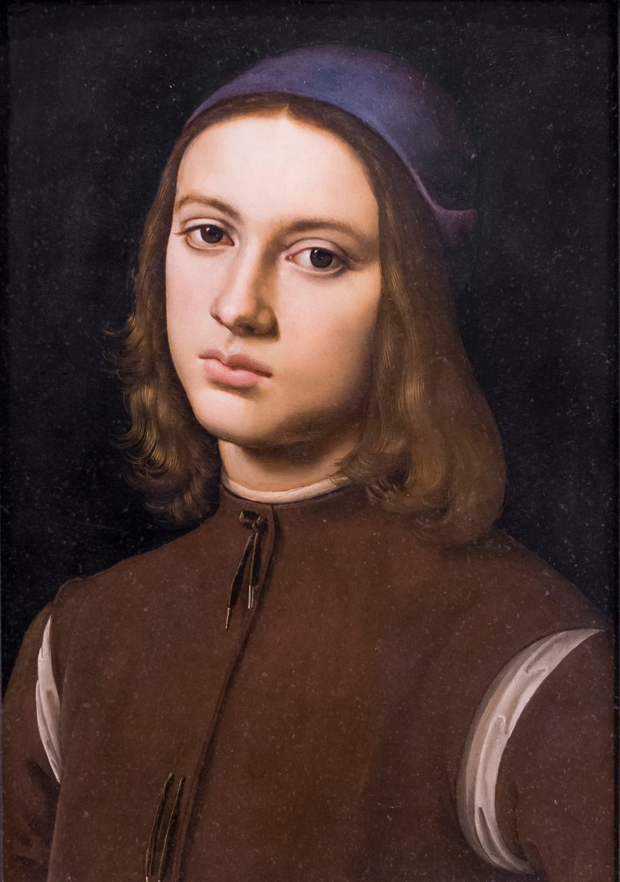 genç bir adamın portresi by Pietro Perugino