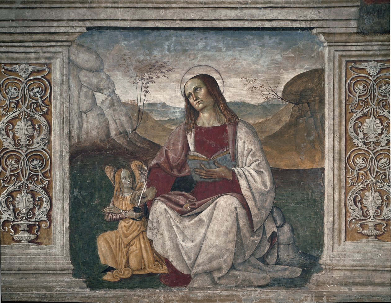 Evangelist Aziz Matta (Fresco by Pietro Perugino