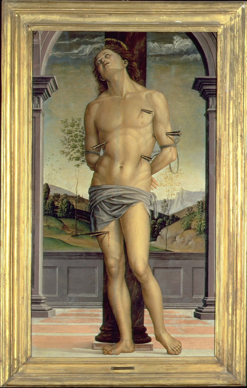 Aziz Sebastian by Pietro Perugino