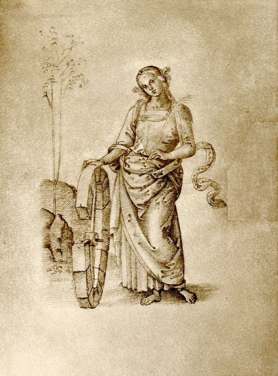 Aziz Catherine by Pietro Perugino