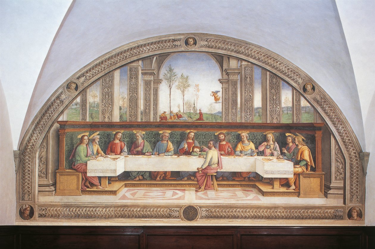 Son Akşam Yemeği by Pietro Perugino