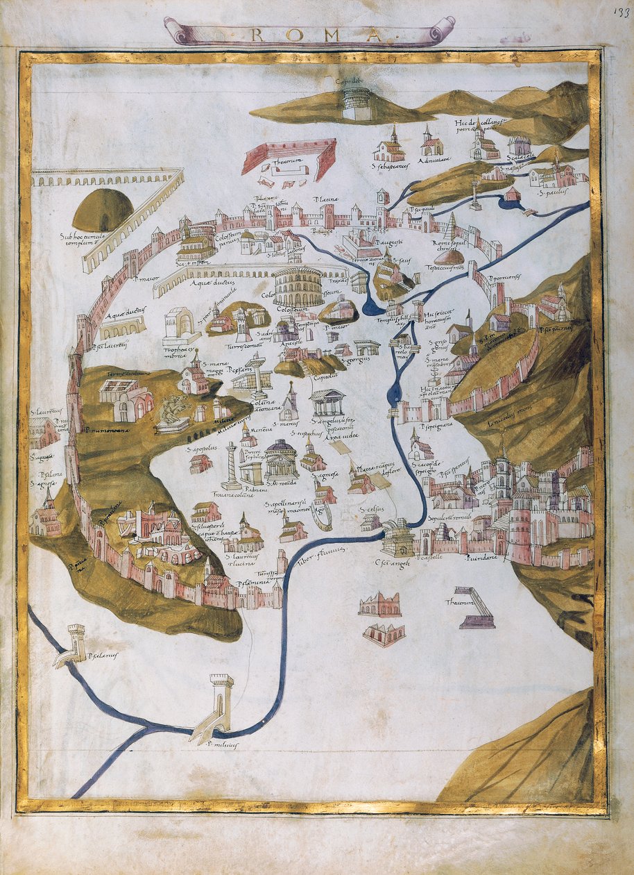Roma manzarası by Pietro del Massaio