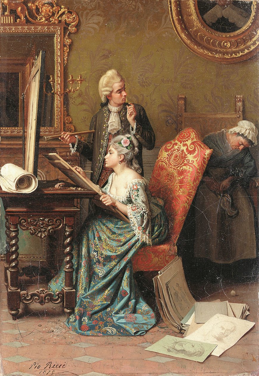 resim dersi by Pio Ricci