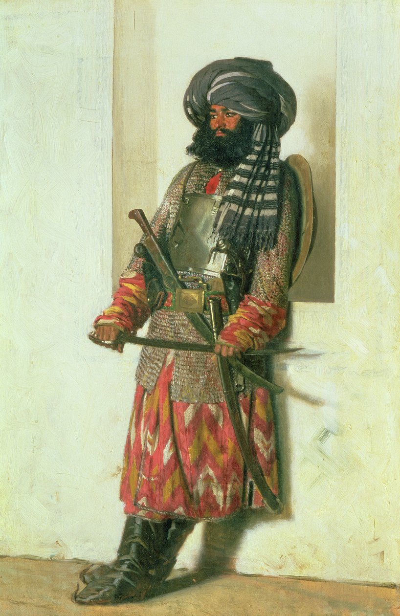 Afgan, 1870 by Piotr Petrovitch Weretshchagin