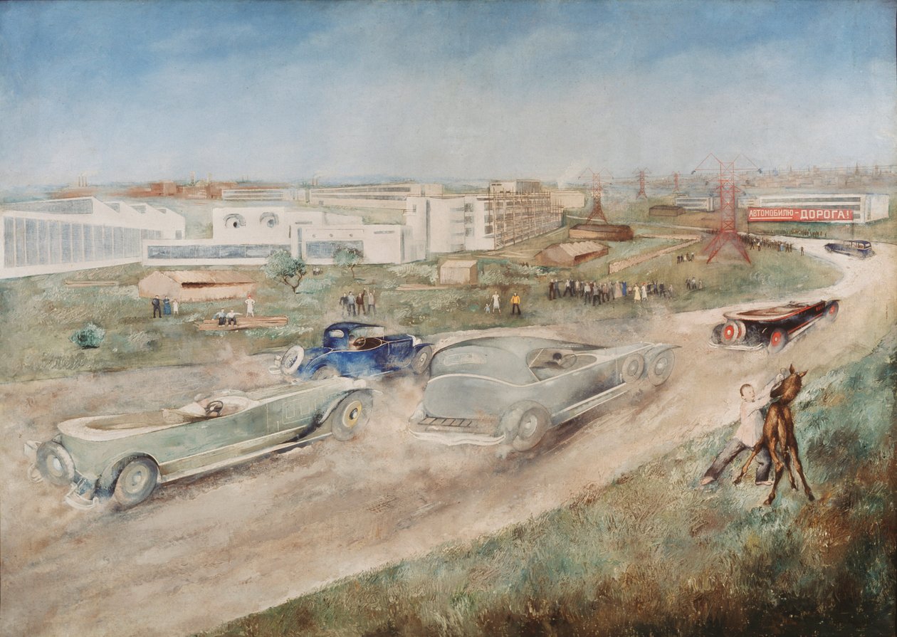 Araba yarışı by Piotr Vladimirovich Williams