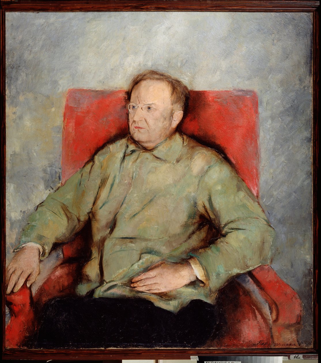 Vasili Kaçalov'un Portresi by Piotr Vladimirovich Williams