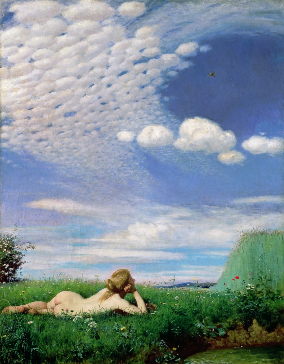 Lark, 1882 by Pál Szinyei Merse