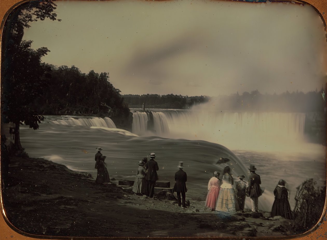 Niagara Şelalesi, yaklaşık 1850. by Platt D. Babbitt